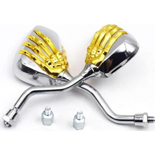 Motorcycle Accessories Modified Ghost Hand Rearview Mirror for Harley New Electric Car Ghost Claw Rearview Mirror Reflector