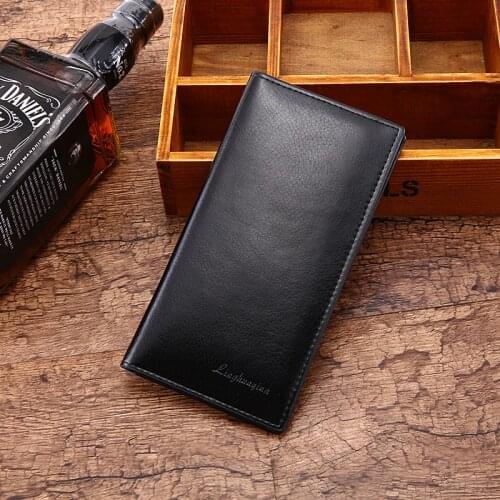 New Arrival Leather Men Wallets Thin Long Purse Men Wallets billetera Clutch Wallets Business Large Capacity Coin Purses carteir