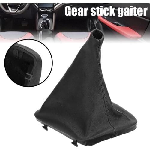 1pcs Artificial Leather Car Gear Stick Shift Knob Gaiter Boot Cover Fit For BMW E30 E34 E36 Z3 X5 Gear Shift Gaiter