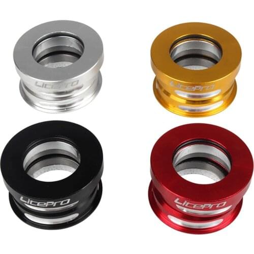 Litepro Folding Bike Headset 44mm Built-in Bicycle Headset Aluminum Alloy Sealed Bearing For Fnhon Ynhon BYA412 P18 P8 Head Set
