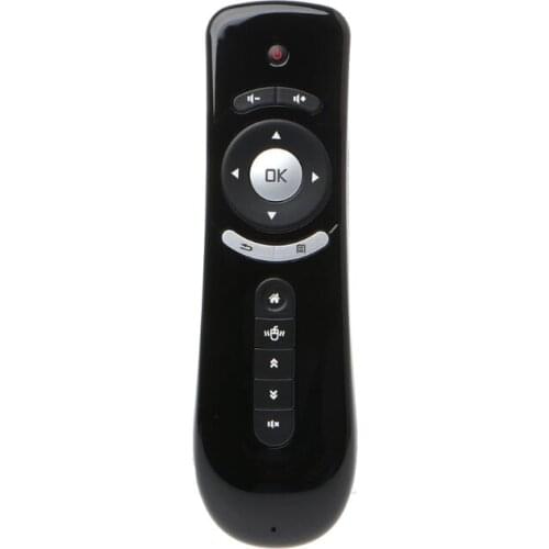 T2 Fly Air Mouse 2.4G Wireless 3D Gyro Motion Stick Remote Control For PC Smart TV Drop Shipping Support