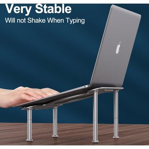 Universal Metal Laptop Stand Notebook Dissipate heat Desk Mount Holder For Macbook Dell HP Lenovo Xiaomi Computer Bracket Base