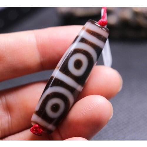 Magic Power Tibetan Old Oily Agate Milk Color 4 Eye Patina dZi Bead Amulet 5A LK LKbrother Sauces Top Quality Garrentee