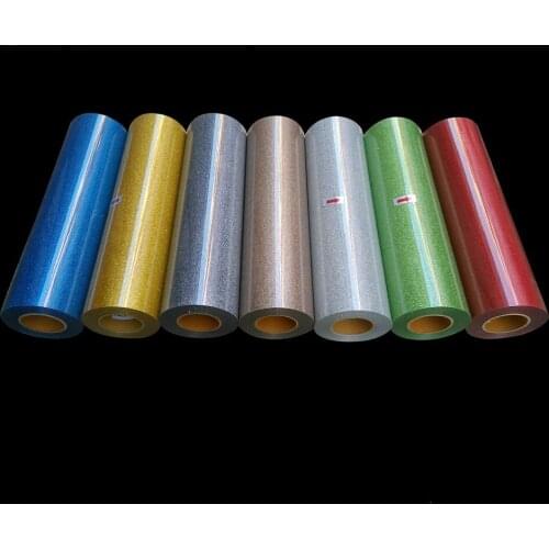 High Quality Iron On 50x100cm Glitter Heat Transfer Vinyl T-shirt Printing Cutter Cutting Plotter Heat Press Iron ON Print