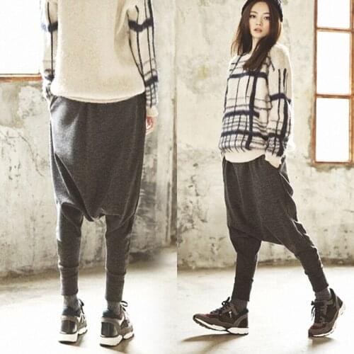 Women\x27s Pants Casual Female Harem Pants Loose Plus Size Hanging Crotch Velvet Trousers Sweat Pants Womens Female Pants 2020