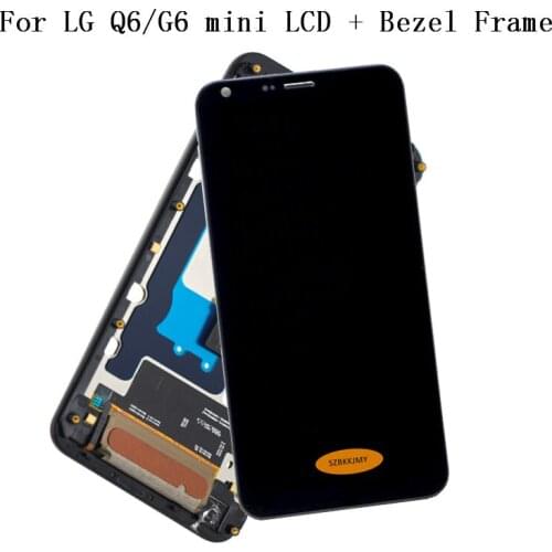 Tested Grade AAA For LG Q6 LCD Display For LG Q6 G6 MINI M700 Display LCD Screen Touch Digitizer Assembly With frame