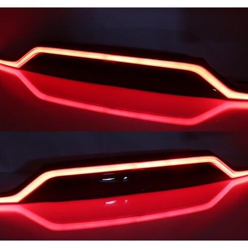 1Pcs Rear Bumper trunk Tail Light LED Taillight Reflector Brake Lamp Warning Signal Fog Lamp For Toyota RAV4 2019 2020