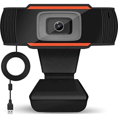 1080P Webcam with Microphone USB Web Camera for Streaming Online Class Compatible with PC MAC Laptop Desktop Black