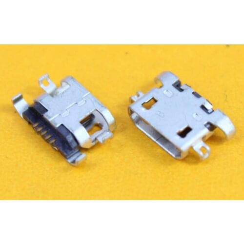 20pcs / lot micro mini jack usb socket connector charging port for huawei y625 for lenovo a378t