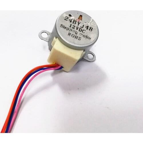 24BYJ48 DC 12V 1/32 130 ohms PM stepping motor Deceleration step Small motor For Air conditioner Electronic motor CCW