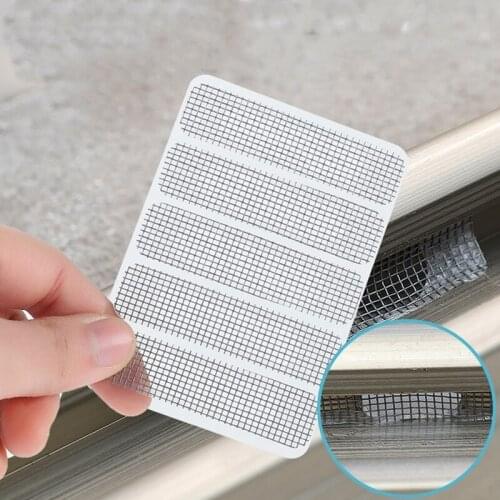 5Pcs/sheet Door Screen Anti Mosquito Net Patch Window Adhesive Repair Repair Patch