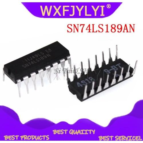 5PCS SN74LS189AN DIP16 HD74LS189P 74LS189 DIP-16 SN74LS189 DIP SN74LS189N