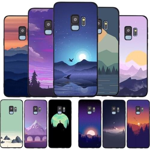 Simple view Soft phone Case For Samsung S20 S10 S9 S8 S7 edge Plus Lite For Note 8 9 10 A6 A7 A8 A9 Cover
