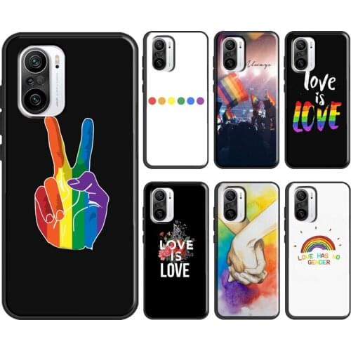 Rainbow Pride Gay Lesbian LGBT For POCO F3 M3 X3 Pro Phone Case For Xiaomi Mi 11 A1 A2 A3 10T 9T Mi Note 10 Lite Coque