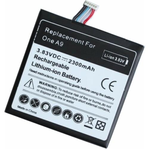 Ciszean 5pcs/lot 2300mAh B2PQ9100 3.83VDC Replacement Li-Polymer Battery For HTC One A9 + Tracking Code