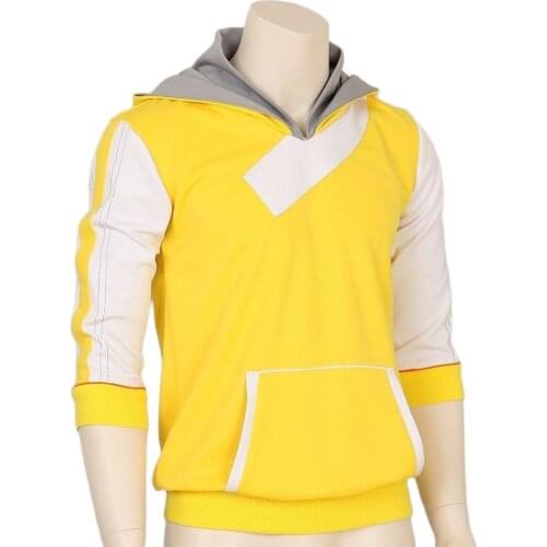 Pocket Trainer Yellow Hoodie Hooded Jacket Suit Pokemon Go logo Team Cosplay Costume Male Female S-XXL