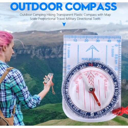 Portable Mini Precise Compass Practical Guider for Camping Hiking North Navigation Survival Button Design Compass