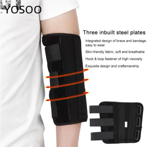 Upper Arm Posture Corrector Elbow Splint Support Elbow Guard Fixed Joint Arthritis Fracture Stabilizer Elbow Support Braces