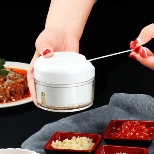 Multi-function Manual Food Chopper Meat Machine Crusher Blender Household Vegetable Chopper Shredder Garlic Cutter Meat Blender