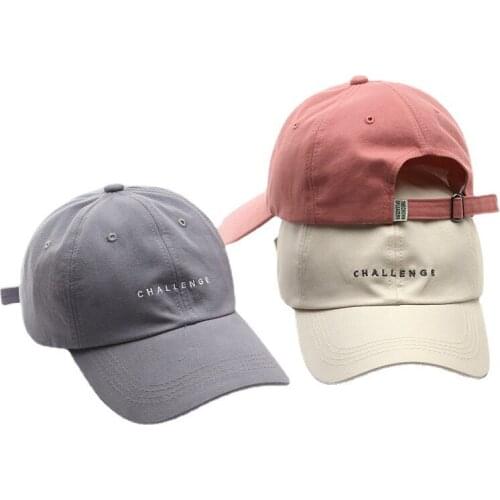 2021 New Fashion Baseball Cap for Women and Men Summer Fashion Visors Cap Boys Girls Casual Snapback Hat CHALLENGE Hip Hop Hats