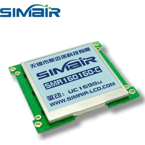 Instrument Display 18PIN Graphic COG FSTN UC1698U Parallel 160160 160*160 160x160 DOTS LCD Display Screen Modules with PCB