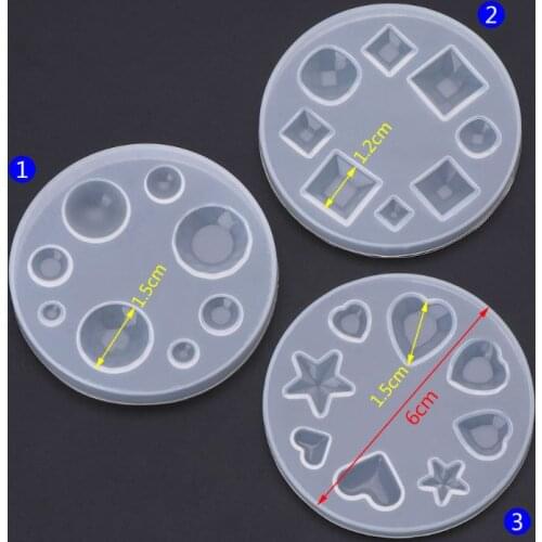 Silicone Mold DIY Jewelry Making Pendant Earrings Necklace Crafts Geometric Tool