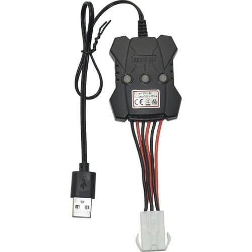 15-DJ03 USB Charging Line Battery Charger for Hosim XLH S911 S912 9115 9116 RC Truck Car Spare Parts