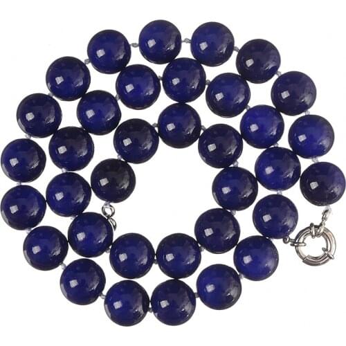 Pearl Necklaces For Women Blue Simulated Pearl Chain Necklace Collier Femme Choker Wedding Bridal Jewelry Party Gifts Bijoux