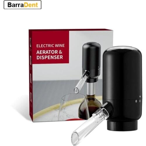 Automatic Electric Wine Pourer Decanter Portable ABS Smart Aerator Dispenser Pump USB Rechargeable Accessory Home Wine Tool