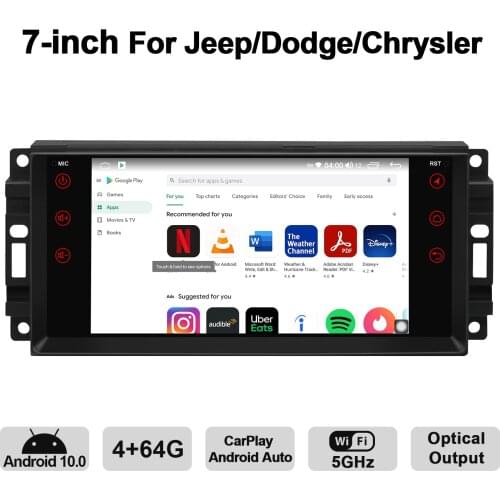 Joying Head Unit 7”Radio Stereo Car Multimedia Player Android Autoradio Bluetooth Car Intelligent System For Jeep Dodge Chrysler
