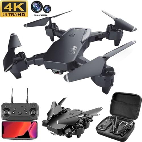 S60 RC Drone 4K HD Wide Angle Camera 1080P WIFI FPV Drone Dual Camera Quadcopter Height Keep Drone Camera Aerial Photography Toy