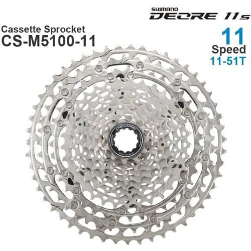 SHIMANO DEORE M5100 11v Cassette Sprocket - 11-Speed - HYPERGLIDE for MTB bike Original Parts