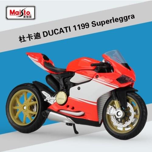 1:18 Maisto DUCATI 1199 Superleggra Metal Diecast Model Motorcycle Collectibles