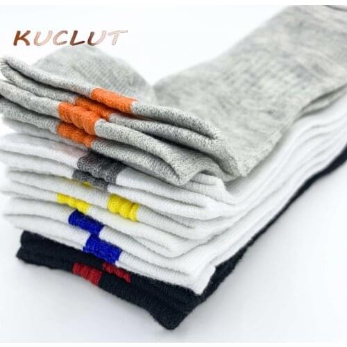 KUCLUT Mens White Socks