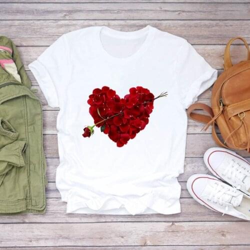 Dream Feather Fashion Print Summer Lady T-shirts Top T Shirt Ladies Womens Graphic Female Tee T-Shirt Clothing