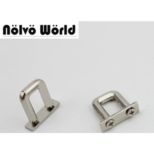 50pcs 7mm inside 4 colosr u ring bags metal hanger alloy bridge rings for handbags fashion connector accessory wholesale