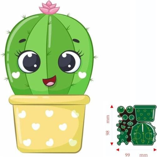 Metal Cutting Dies Cactus Scrapbooking Paper Cards Decorative Craft Embossing