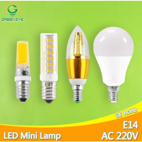 Mini E14 LED Bulb Light 6W 9W 10W 12W 220V Led Lamp E14 Cool Warm White Candle Spotlight Lampada Ampoule Bombilla Lampara