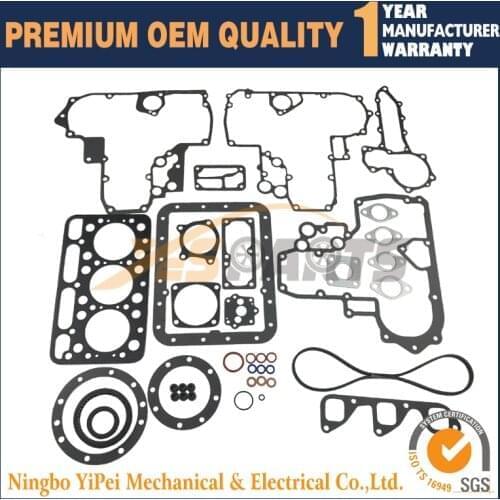New STD Full Gasket Set For Kubota D1302