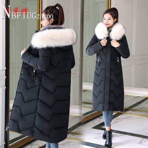 Red Blue Yellow Beige Black Color Women Parkas M-3XL Female Long Coat