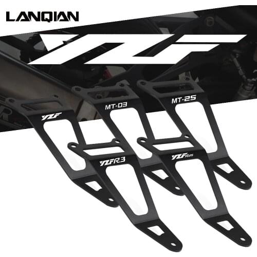For Yamaha YZF R25 R3 MT 03 25 Motorcycle Foot Rest Blanking Plates YZFR25 YZFR3 MT25 MT03 2015 2016 2017 2018 2019 2020 2021