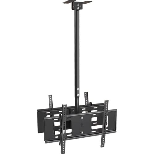 HILLPORT 37-80" TV Ceiling Mount Free Lifting LCD LED Height Double Screen TV Roof Mount Bracket Holder Load 57kg TV Stand T570