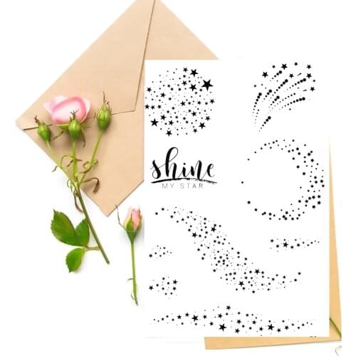 Shine Star Clear Stamps For DIY Scrapbooking Card Making Stamps Fun Decoration Supplies