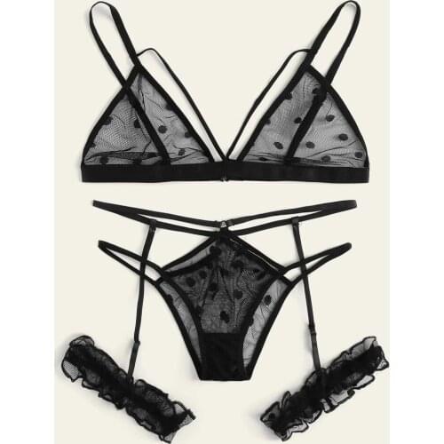 Stylish Bar Female Underwear Sexy Erotic Micro Women Plus Size Lace Lingerie Bra thong Underwear Set Pure White Sleepwear Erotic