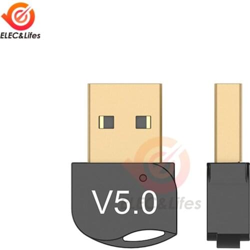USB Bluetooth 5.0 Adapter Transmitter Wireless Bluetooth Receiver Audio Bluetooth Dongle USB Adapter for Computer PC Laptop