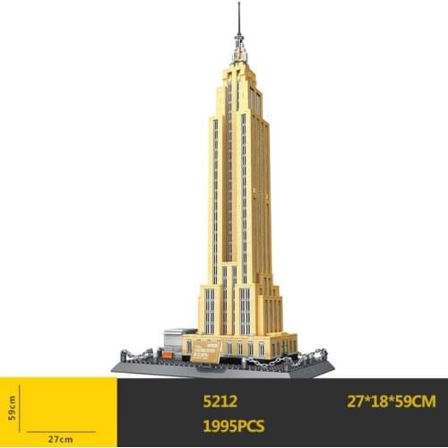 Disney Mickey mouse Around the World block America new york Empire State Building model brick toy collection nanobrick for gifts
