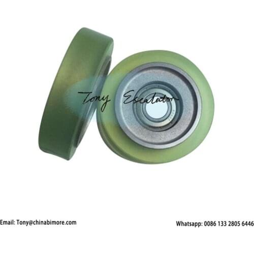 Elevator High Speed Guide Roller OD80mm W23mm Bearing 6202