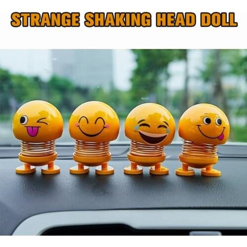 Funny Shaking Head Doll Small Ornaments Lovely Car Accessories Interior Doll Creative Car Toys Car Decoration Accessories Coche