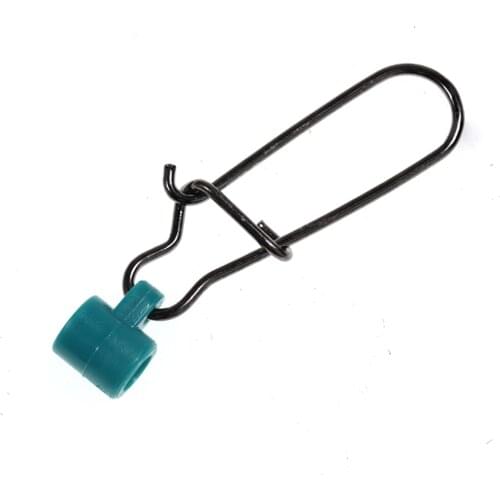 10pcs Sea Fishing Green Plastic Head Swivel With Strong Hooked Snap Fishing Sinker Slide Fishing Line Connect Accessories