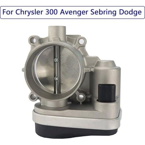 YSIST Throttle Body for Chrysler 300 Town & Country Dodge Avenger Challenger 2.7L 3.5L Throttle Valve 04861691AA 4861694AA